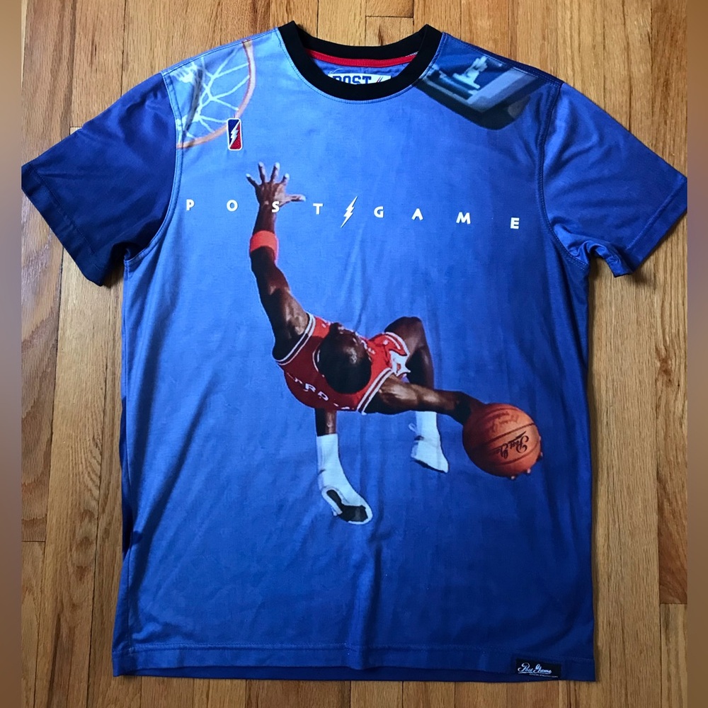 Post Game Jordan Dunk Contest Graphic Tee Large